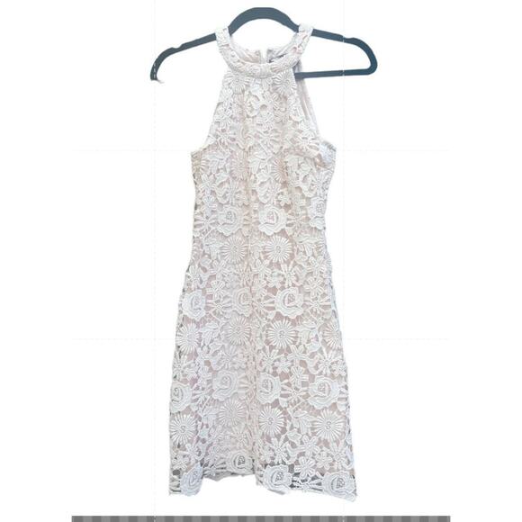 Lulu's Love Poem Lace Mini Dress in Light Pink - XS - Picture 10 of 16